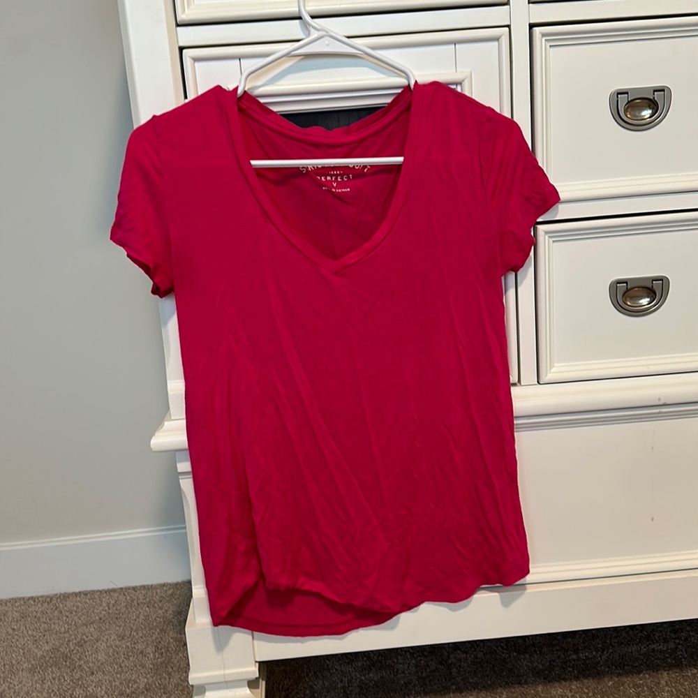 pink shirt